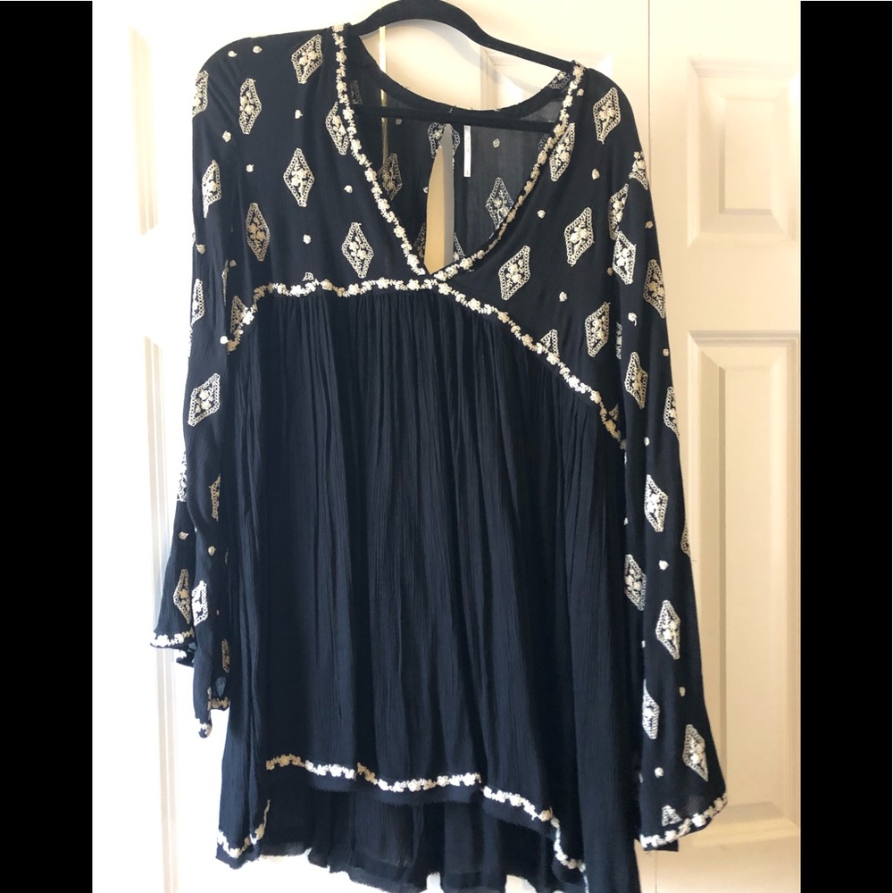 Free People black and white tunic/dress